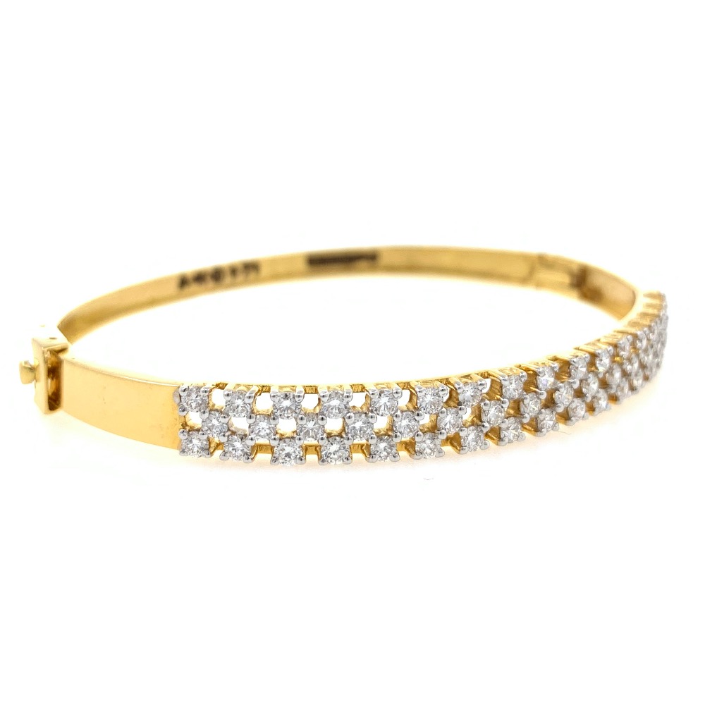Nouvelle diamond bracelet in yellow gold 9brc30 - Image 2
