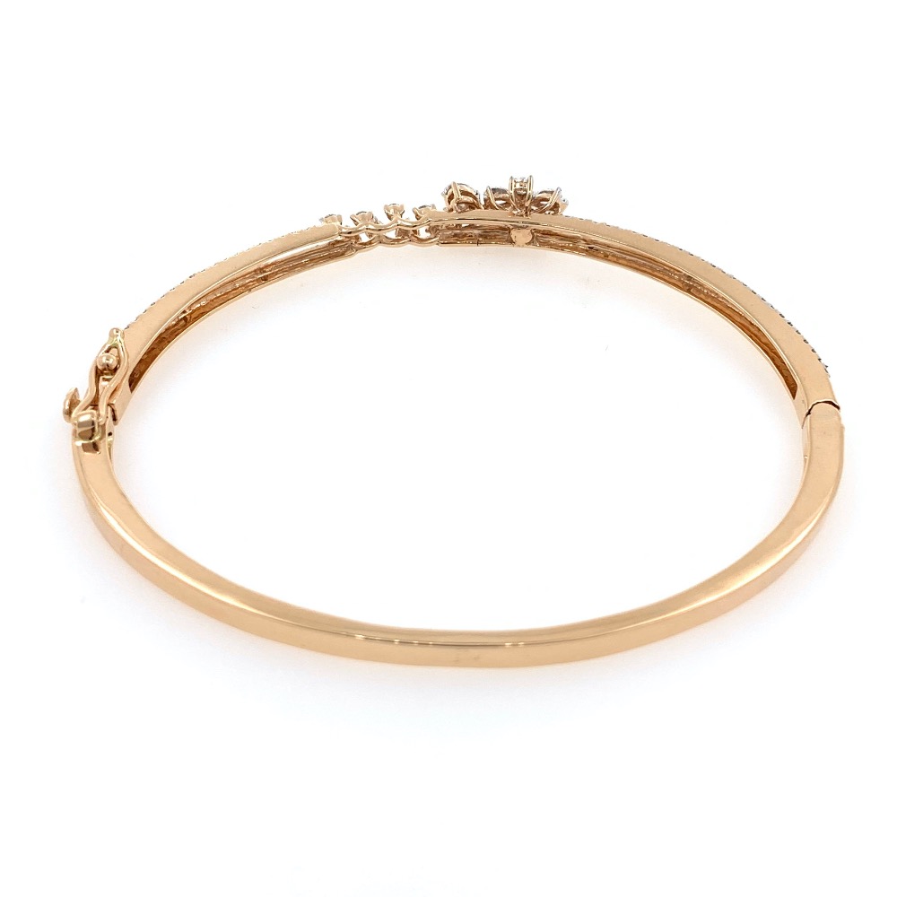 Belle diamond bracelet in rose gold 9brc14 - Image 5