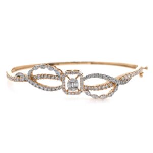 18kt / 750 rose gold classic diamond bracelet 9brc8