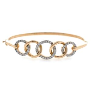 18kt / 750 rose gold fancy diamond bracelet 8brc50