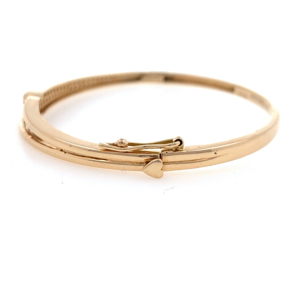 18kt / 750 rose gold eternal love diamond bracelet 8brc49 - Image 4