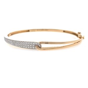 18kt / 750 rose gold eternal love diamond bracelet 8brc49