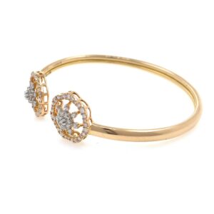 18kt / 750 rose gold flexible diamond bracelet 7brc27