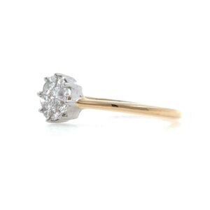 18kt / 750 Rose gold Classic Engagement Ladies Ring 9LR341