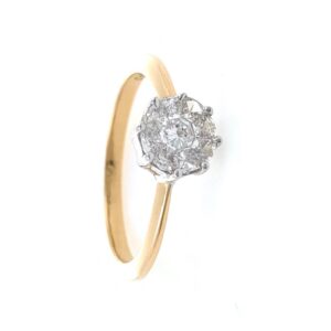 18kt / 750 Rose gold Classic Engagement Ladies Ring 9LR341