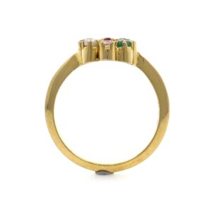 18kt / 750 Yellow Gold Navgrah Ladies Ring 9LR303