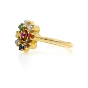 18kt / 750 Yellow Gold Navgrah Ladies Ring 9LR303