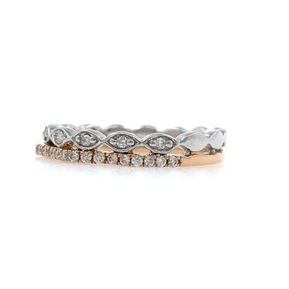 18kt / 750 Rose gold fancy diamond Ladies ring 9LR298 - Image 4
