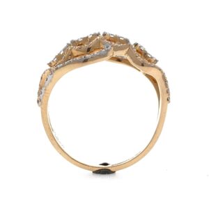 18kt / 750 Rose gold Fancy Diamond Ladies Ring 9LR204