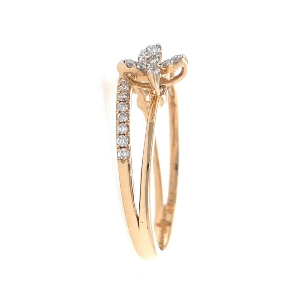 18kt / 750 rose gold fancy diamond ring 9lr196 - Image 4