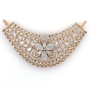 22k gold fancy diamond pendant for bridal rd-p02