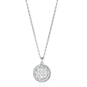 Wolf & badger baron sterling silver necklace