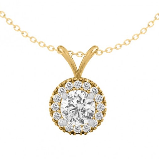 Classic victorian pendant vs rose 18k