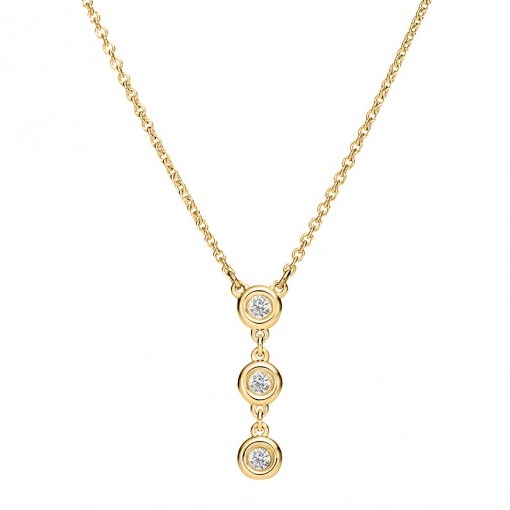 Charm pendant vvs white 18k