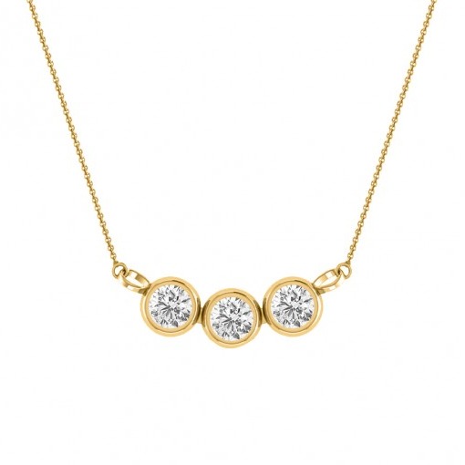 Aurora diamond pendant