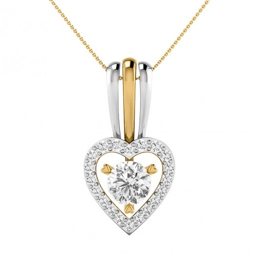 3 in 1 heart pendant