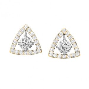 Triad drop earrings