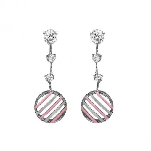The bulbous diamond earrings
