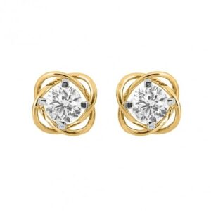 Swirl stud earrings