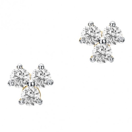 Pyramid stud earrings