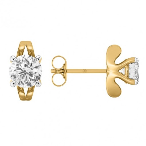 Paula solitaire earrings