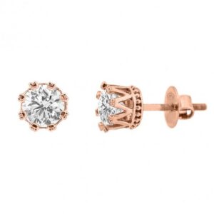Majestic queen stud earrings