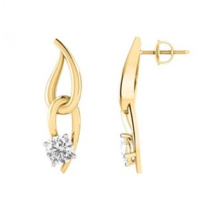 Infinte drop long earring