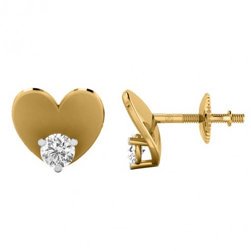 Fickle heart earrings