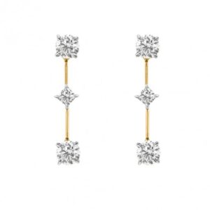 Falling star earrings