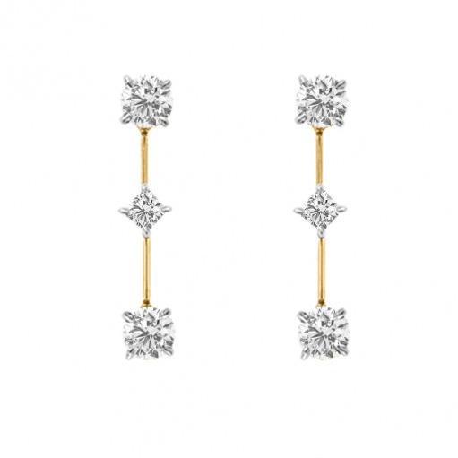 Falling star earrings