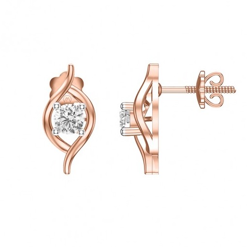 Eyelet stud earrings