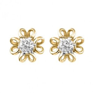 Entwined stud earrings
