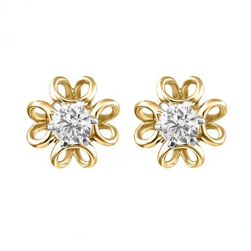 Entwined stud earrings