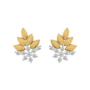 Dreamy orchid stud earrings