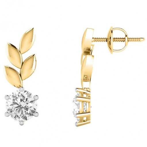 Dreamy leaf earrings