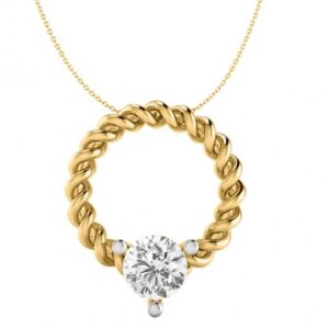 Concentric dual-tone pendant