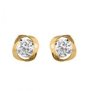 Discoball stud earrings