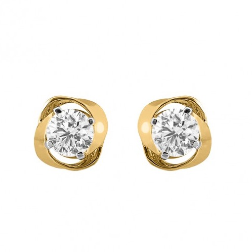 Discoball stud earrings