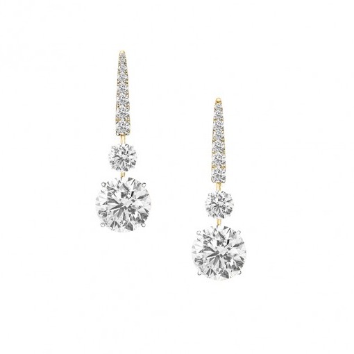 Dahlia stud earrings