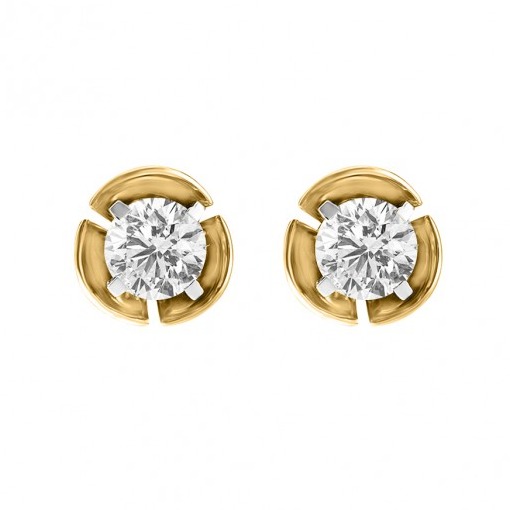 Blooming stud earrings