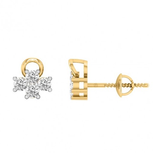 Aster floral earrings