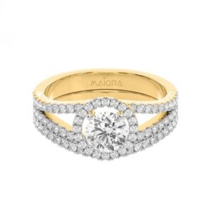 Victorian halo ring