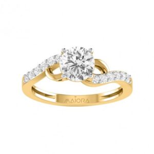 Metro solitaire ring