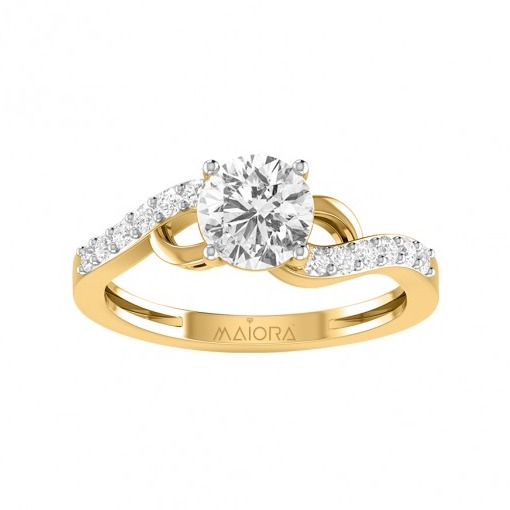 Metro solitaire ring