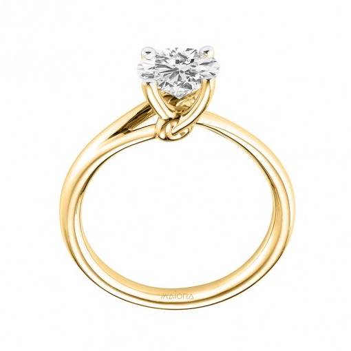 Knot the solitaire ring
