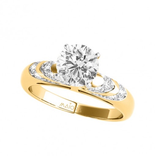Jupiter solitaire ring