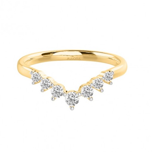 Inverted crown ring