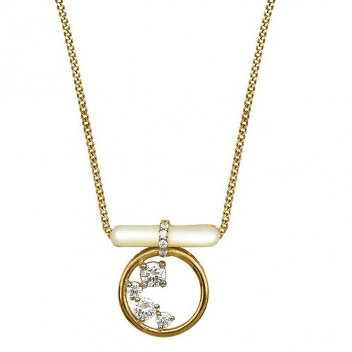 Oceandrops pendant vvs rose 14k