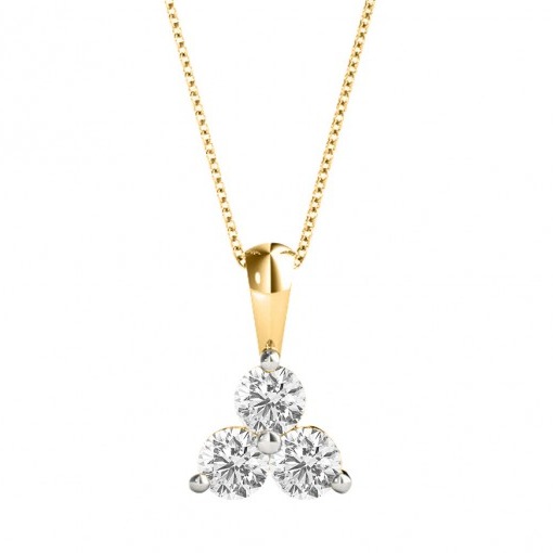Pyramid crown pendant