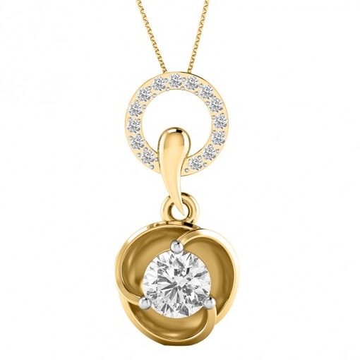 Rosy drop pendant